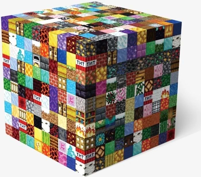 Магнитный конструктор Minecraft 350 деталей +20 фигурок (6948679457807)